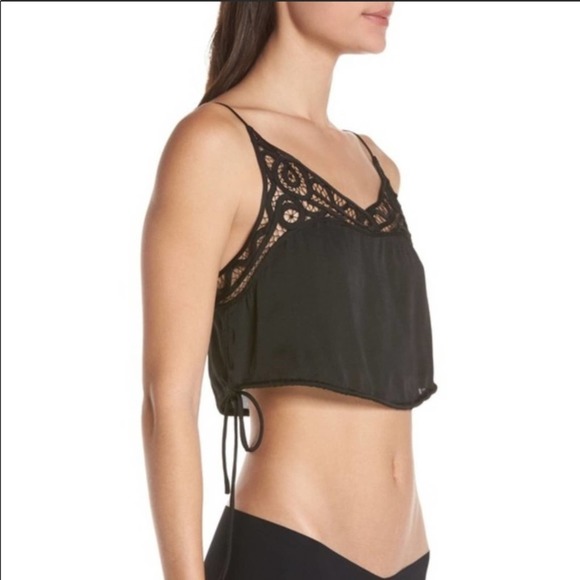 Intimately Free People Blouson Brami Black Cami extra small NEW WITH TAGS - Picture 1 of 14